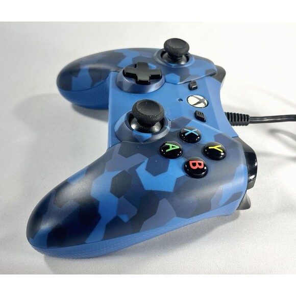 PowerA Xbox One Midnight Blue Camo 1503455-01 Wired Controller Tested - Picture 4 of 8